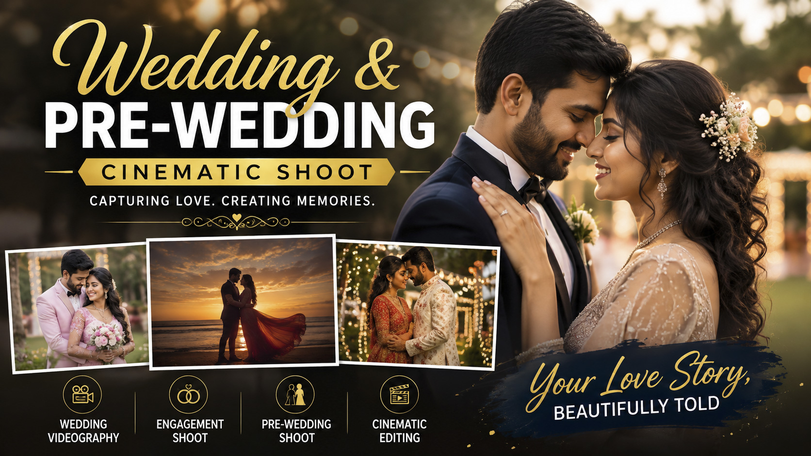 Wedding & Pre-Wedding Cinematic Shoot